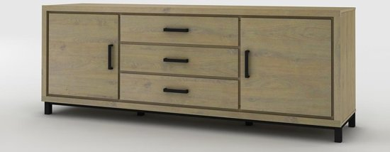 Buffet dressoir baltimore in beaufort eik 180 cm 92000000487408660