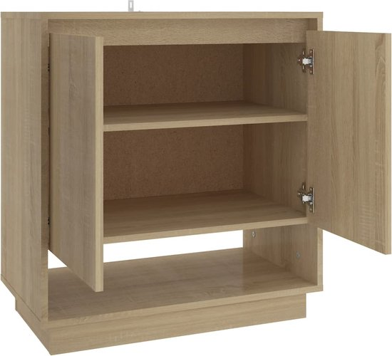 Dressoir kleur eiken 70x41x75 cm spaanplaat 7vj3lj0mnada dklovk