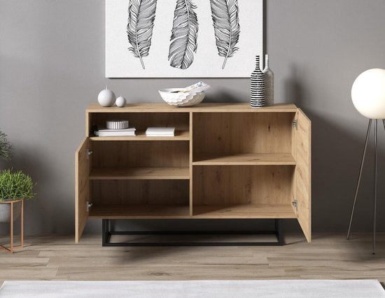 Meubella dressoir eos eiken 120 cm g5y87lwj90rk