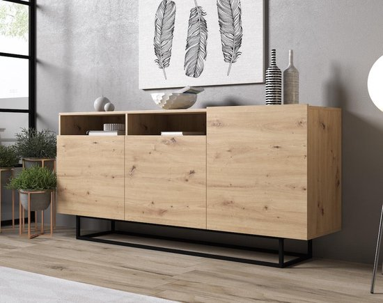 Meubella dressoir eos eiken 180 cm d0p0onmylx0x