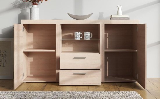 Meubella Dressoir Remi Licht Eiken